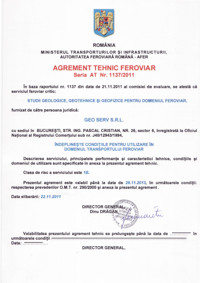 Agrement tehnic feroviar