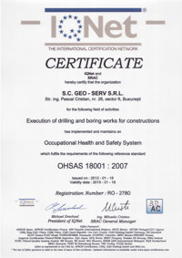 Certificare OHSAS 18001